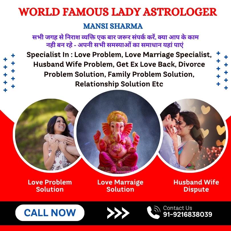 Best Indian Lady Astrologer in Moncton - Lady Astrologer Mansi Sharma