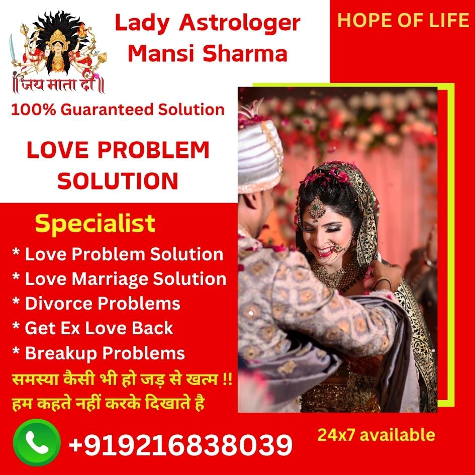 Best Indian Astrologer in Calgary - Lady Astrologer Mansi Sharma