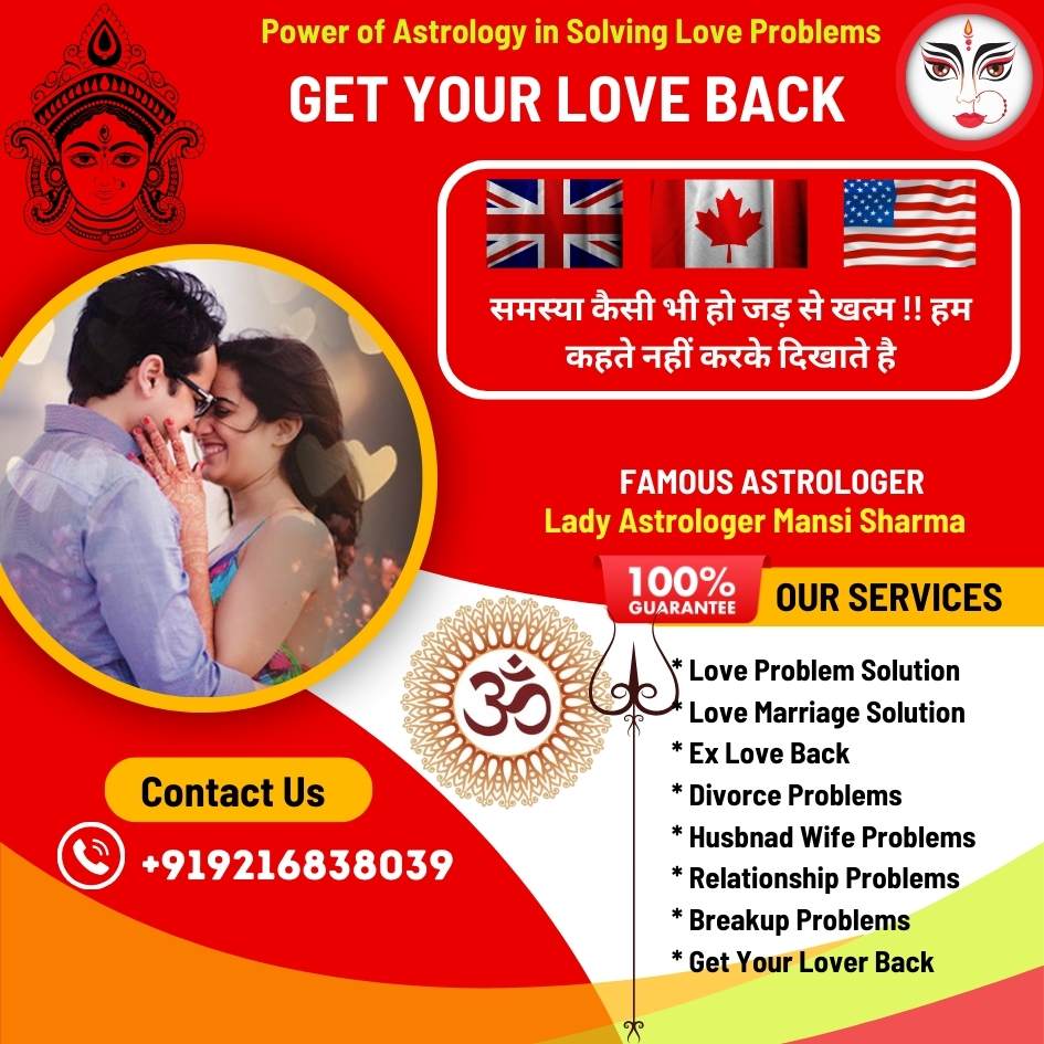 Best Indian Lady Astrologer in Burnaby - Lady Astrologer Mansi Sharma